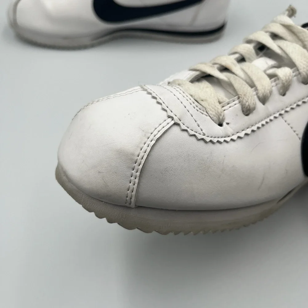 2018 Nike Cortez Retro Classic White Black Shoes Women's Sz 8.5 (807471-101)